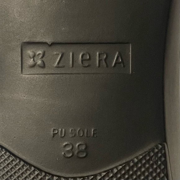 Ziera Women’s Cross Strap Leather Super Support Black Sandal Size 38 (7.5) - Picture 8 of 8